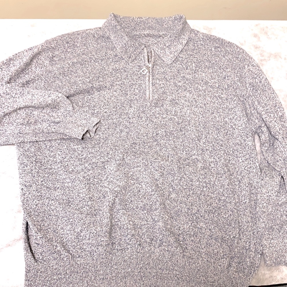 Salvatore Ferragamo men’s cotton silk zip up shirt